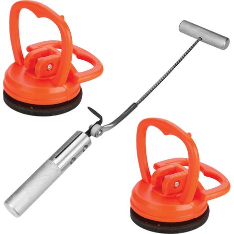 Dapetz ® Windscreen Removal Remover Tool 2 X 55mm Mini Suction Cups 15Kg Glass Lifters Compact design ensures convenient handling, storage, and long-lasting performance (1/5)
