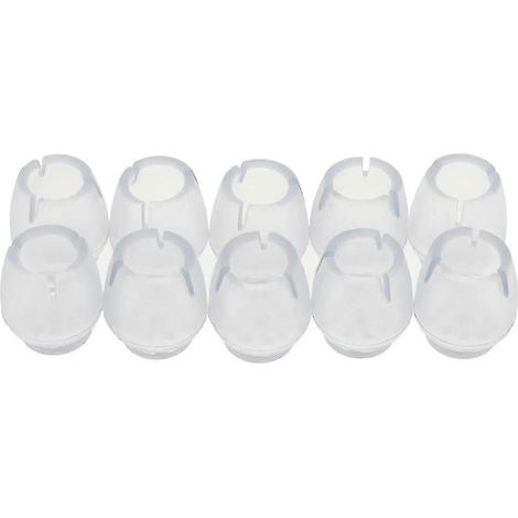10 protections pour pieds de chaise, patins pour meubles, pieds ronds de 12 à 16 mm (1/5)