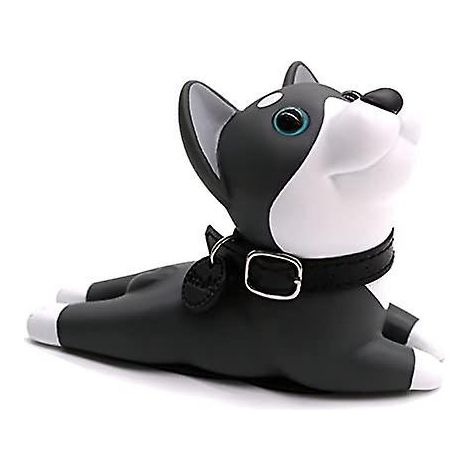 Kreativer Türstopper in Welpenform (schwarzer Hund), niedlicher Türstopper im Hunde-Design, dekorativer Türkeil für Zuhause und Büro (1/5)