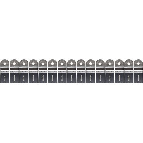 Multi Tool Blades 35mm Wide Bi-Metal For Wood, Plastic And Soft Metals 15 pack