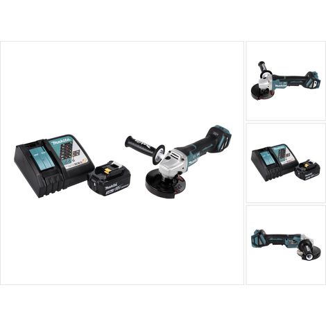 Makita DGA 517 RF1 Akku Winkelschleifer 18 V 125 mm Brushless + 1x Akku 3,0 Ah + Ladegerät