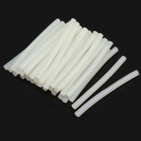 50 Pcs Translucidité Bâtons De Colle Pour Pistolet Adhésif 7mmx100mm Pratique (1/4)