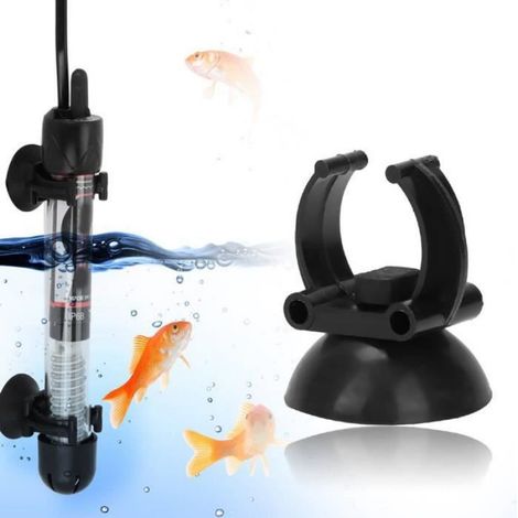 Ventouse Aquarium - Clips PVC pour Tiges Chauffantes - Fixation sur Verre pour Aquariophilie - Lot de 20 Pièces (1/4)