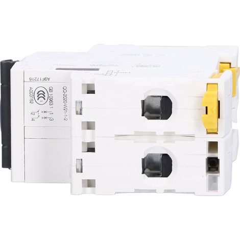Disjoncteur Modulaire 2P Différentiel Rail DIN AC 400V 16A IC65N C16 (1/5)