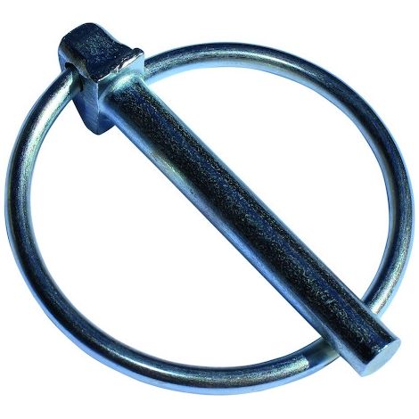 Spillo con clip zincato bianco Ø 8 mm - Scatola da 50 - LENNIE - CLI0802B (1/2)