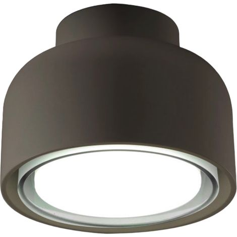 Plafoniera BOTTONE moderna in alluminio Bronzo 1xGX53