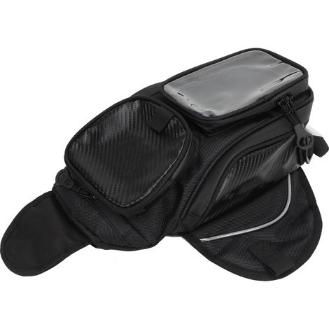 Sacoche de réservoir moto, sacoche latérale étanche à la poussière, sac de réservoir stable et case. (1/5)