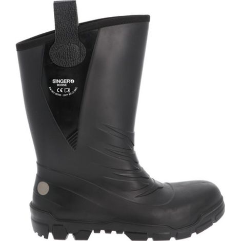 Stivali di sicurezza invernali Borne Singer Safety Nero 46