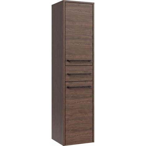 Badplaats Armario de baño Florence 30 x 35 x 130 cm - Marrón nog (1/4)