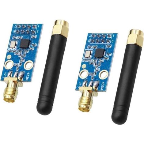 CC1101 Funkmodule (2er-Pack) für Flipper Zero, CC1101 mit SMA-Antennenanschluss, 1,9–3,6 V DC, kompatibel mit Arduino