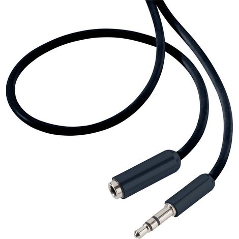SpeaKa Professional SP-7870692 Jack Audio Prolunga [1x Spina jack da 3.5 mm - 1x Presa jack da 3.5 mm] 1.50 m Nero rive (1/3)