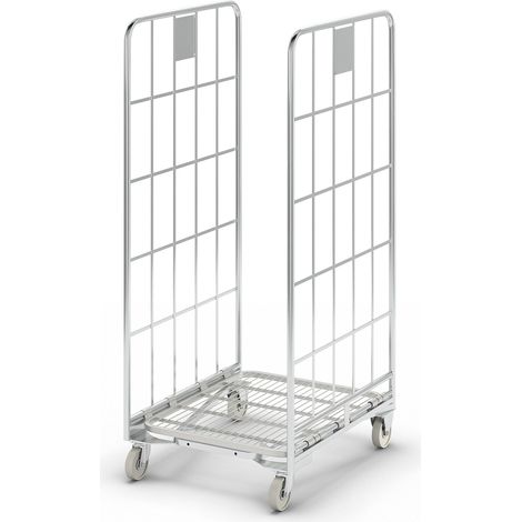 FRANKEL kaiserkraft, Roll-conteneur emboîtable, sur 2 côtés, h (1/5)