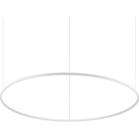 Ideal Lux Sospensione Moderna Oracle 1 luce LED integrato bianco alluminio