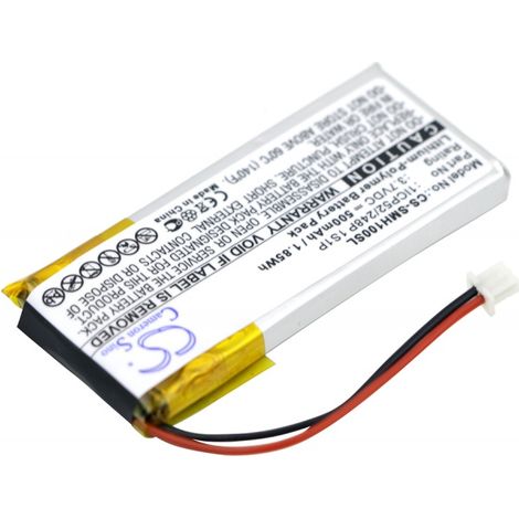 Batterie 3,7V 0.5Ah Li-Po pour Casque sans fil Sena SMH-10 Lifespan
