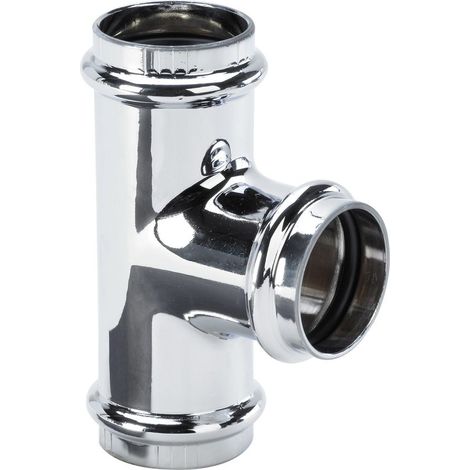 T-Stück 5697 in 32mm Kupfer verchromt (1/2)