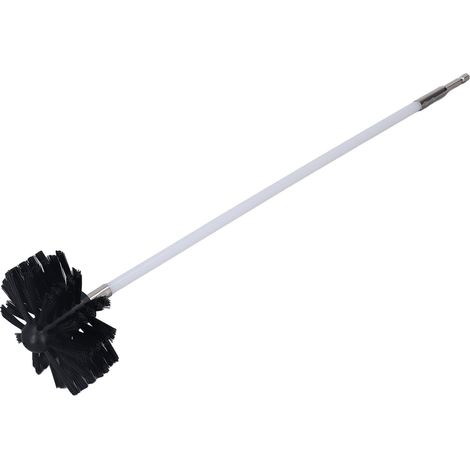 Brosse de ramonage conduit cheminée 33 pièces, flexible 40cm, nettoyage sèche-linge, avec bande pour perceuse électrique, poils PP, kit entretien ventilation. (1/5)