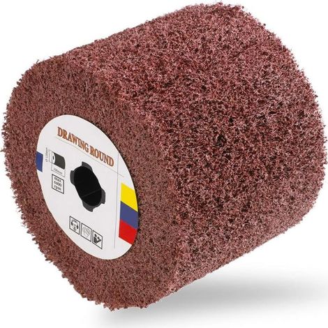 Walze -60 (100 x 120 mm, Nylon, Körnung 60, M19 Befestigungsdorn, 1 Stück) (1/4)