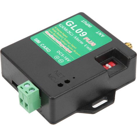 Système d'alarme GSM GL09PLUS 8 canaux avec alertes SMS et appel pour sécurité domestique et entrepôts (1/5)