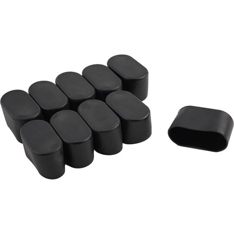 Lot de 10 embouts ovales pour pieds chaises, table, protections sol, (1/5)