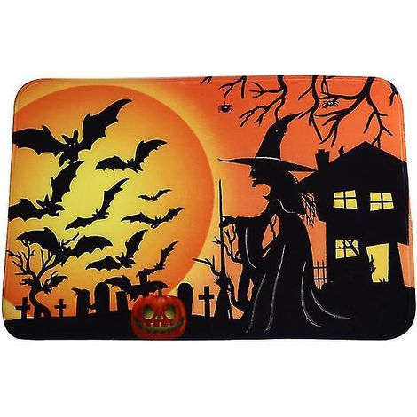 1 Stück rutschfester Teppich für Halloween-Dekoration