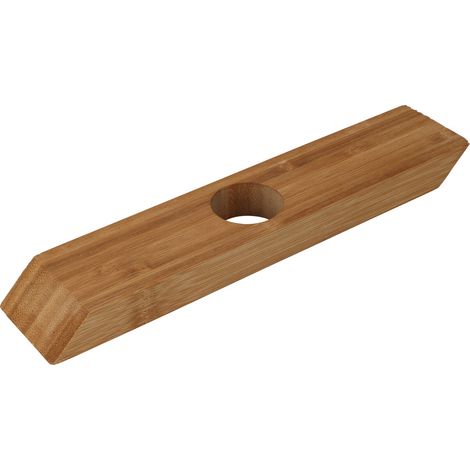 Holz-Weinregal für eine Flasche, 25 x 5 x 2 cm (1/3)