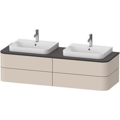 Duravit Happy D.2 Plus Konsolenwaschtischunterbau wandhängend, (1/2)