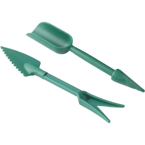Ensemble 2 outils plantation désherbage légumes succulentes jardin (1/5)