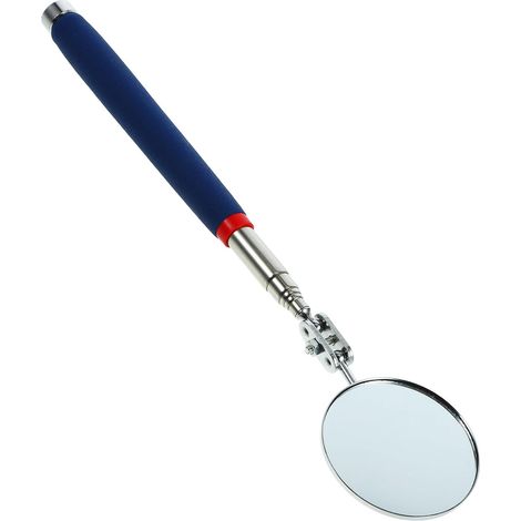 Miroir et Télescopique Circulaire Acier D'inspection en Inoxydable Verre, Compact pour Réparations Mécaniques et Surfaces Métalliques Difficiles D'accès (1/5)