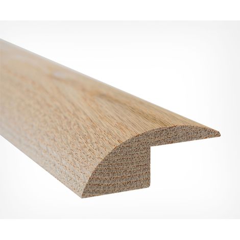 Barre de Seuil en Bois Chêne Massif - 19x52x1200mm - Rattrapage de Niveau