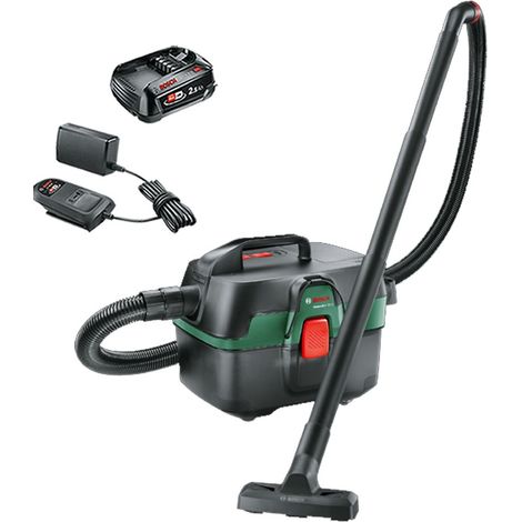Bosch 06033E1000 AdvancedVac 18V Wet Dry Vacuum Cleaner Blower + 2.5AH Battery