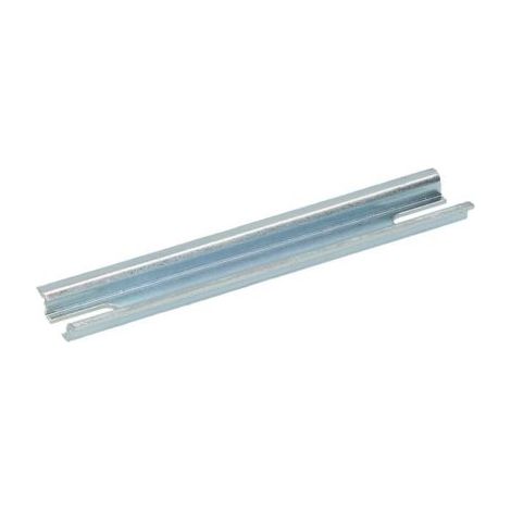 Rail DIN RS PRO 80mm x 15mm, Non perforé, Rail oméga en Acier ( Prix pour 1 )