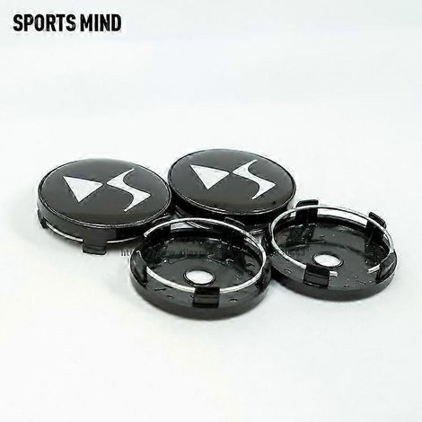 4 Stück/Lot 60 mm Radnabenkappen für DS-Modelle, DS3, DS5 und DS6, Deesse PSA Logo, stilvoll, strapazierfähig, Ersatz-Staubschutz (1/3)