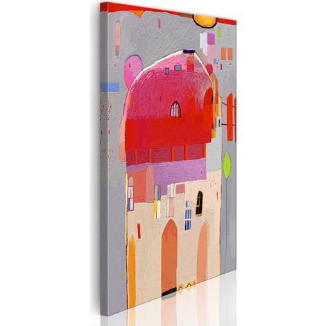 Tableau Imprimé "Dans Ma Maison Magique..." 40x80cm (1/2)