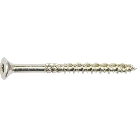 Schmid Schrauben Holzbauschrauben 8.0 x 100 mm TX 40 Senkkopf - 50 Stück Spanplattenschrauben & Holzbauschrauben
