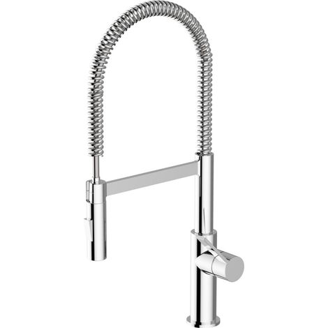 TEOREMA RUBINETTERIA Serie Kitchen Program Miscelatore Lavello Con Molla E Doccia Orientabile