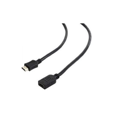 CABLE HDMI GEMBIRD EXTENSION MACHO HEMBRA V2.0 ALTA VELOCIDAD CON ETHERNET 4,5M (1/3)