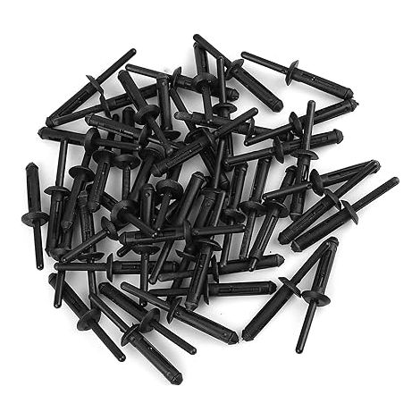 Rivet Voiture Pare-chocs Carrosserie Porte Attache Clips 6506007AA Noir (1/5)