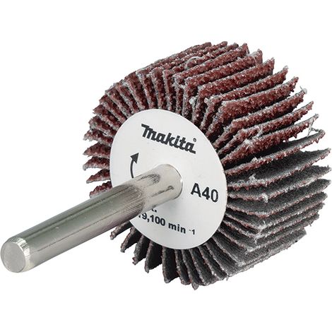 D-75334 Spazzola carta abrasiva per trapano, Ø40 x 20 mm, A40