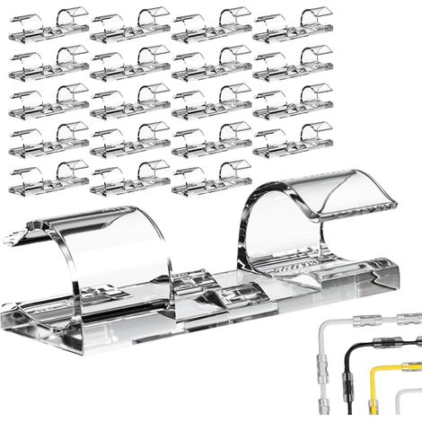 20 pcs Kabelmanagement Organisator Set einfache Installation