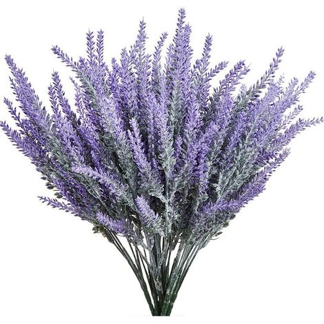 4 fleurs artificielles de lavande pure, flocage romantique-Online Store (1/5)