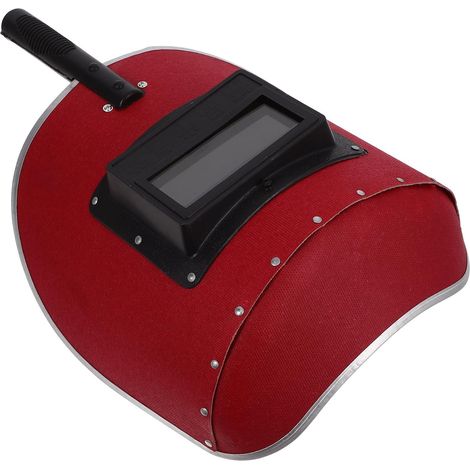Masque de Soudage Portatif Écran de Soudage en Papier Fibre Vulcanisé Rouge Style Classique Rembourrage Confortable Fonction Semi-Automatique Portable pour Manuel (1/5)