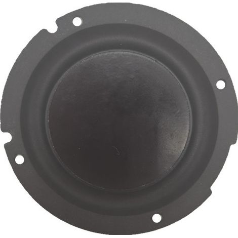Direct sale of 57mm bass speakers with rubber diaphragm reinforced by a passive plate and a low frequency radiator.