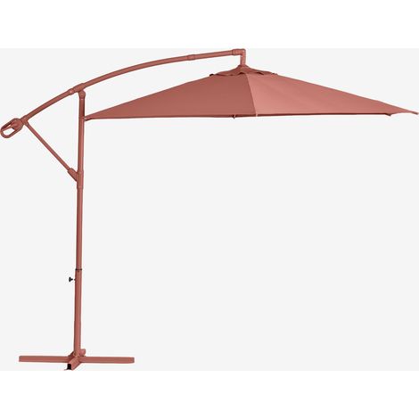 SKLUM Parasol 295 cm aus Stoff und Stahl Salina Terracotta                                  