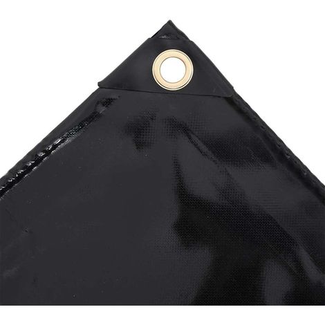 Maison Exclusive - Lonas Negro 2 x 3 m Lona con recubrimiento de (1/5)