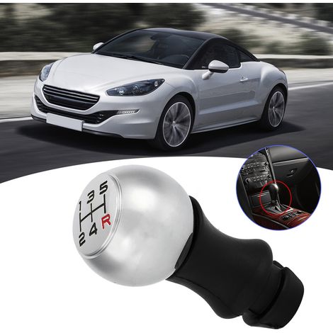 Pomello del cambio a 5 marce per auto, ricambio professionale per auto (rosso) (1/5)