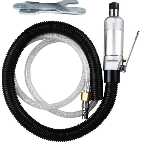 Meuleuse d'angle pneumatique 1/4" 25 000 tr/min avec clé 3 mm/6 mm Tête de serrage Meulage Gravure Polissage Outil Air (1/5)