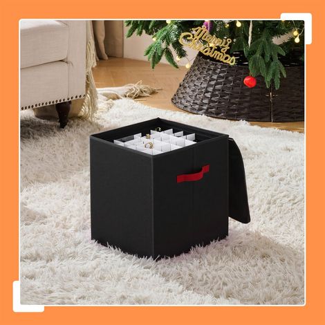 Christmas Bauble Storage Box with Adjustable Dividers (1/5)