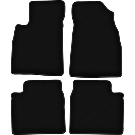 Tappetini base in velluto nero per: Kia Opirus berlina (2002-2011) (1/5)
