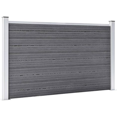 Maison Exclusive - Gartenzaun WPC 526x106 cm Grau