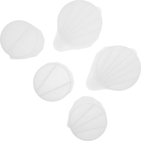 de 5 moules en silicone pour résine époxy avec compartiments (1/5)
